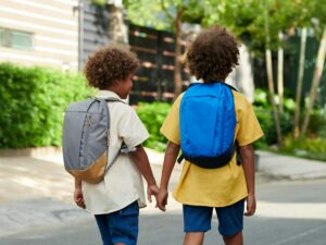 Kids Walking to School